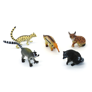 Anteater và gấu trúc con số 6 loài động vật rừng hoang dã nhựa Quà tặng khuyến mãi - Product Image 2