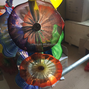 Plato de Vidrio de <span class=keywords><strong>Murano</strong></span> Soplado a Mano, Moderno, Hecho a Medida, en Diferentes Colores, Decoración de Pared de Vidrio Artístico - Product Image 4