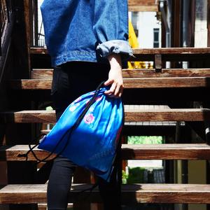 Essential Travel Bag pack Drawstring Traveling Bunched Pouch Bags - Product Image 5