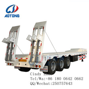 Col de cygne tri-essieux lowbed <span class=keywords><strong>remorque</strong></span>, 60 tonnes surbaissée <span class=keywords><strong>remorque</strong></span> <span class=keywords><strong>vente</strong></span> - Product Image 1