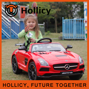 2017 licencia de paseo de lujo coches juguetes para bebés juguetes de marca Mercedes-benz SLS coche eléctrico para - Product Image 1