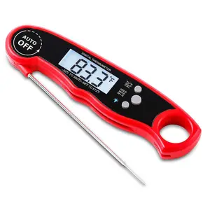 Thermometer Factory Hottest Instant Read Digital Waterproof Meat Thermometer Food Temperature Controller Used For Meat /BBQ/Candy /Milk