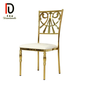 Alta calidad de acero inoxidable de oro baquet boda Silla de comedor - Product Image 1