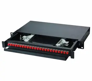 fiber optic equipment drawer type 12cores fc/upc adapter patch panel