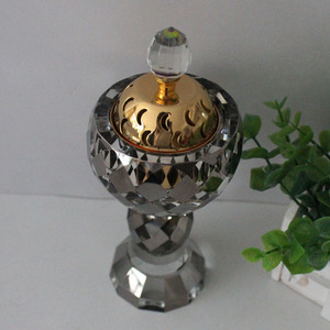 Cristal <span class=keywords><strong>bakhoor</strong></span> brûleur <span class=keywords><strong>encens</strong></span> arabe pour la chambre - Product Image 6