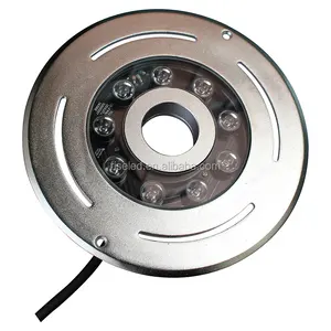 Fontaine LED étanche en acier inoxydable 316L IP68 Lumière de buse de piscine RVB <span class=keywords><strong>Jet</strong></span> d'eau blanc chaud pour paysage de pont sec - Product Image 1