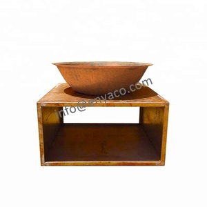<span class=keywords><strong>Brasero</strong></span> de jardin en acier rond pour barbecue extérieur, foyer à bois, foyer à charbon de bois, <span class=keywords><strong>table</strong></span> de jardin, foyer extérieur avec support - Product Image 2