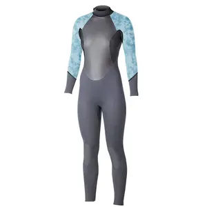 कस्टम ट्रायथलॉन 2.5mm Neoprene डाइविंग सूट जिपर महिला की wetsuit