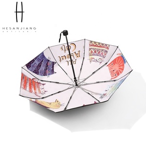Contrôle manuel de petit de poche modèle d'anti dames UV de <span class=keywords><strong>parapluie</strong></span> de soleil de <span class=keywords><strong>chat</strong></span> type se pliant - Product Image 2