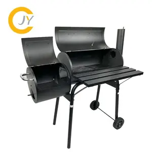 Grill a Pellet e Affumicatore in Stile Americano con Box Affumicatore Laterale per Barbecue a Carbone - Product Image 3