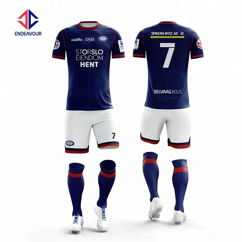 Bonito cor da imagem projetada equipe futbol jerseys