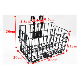 <span class=keywords><strong>Cesta</strong></span> de bicicleta para niños, <span class=keywords><strong>cesta</strong></span> delantera y <span class=keywords><strong>trasera</strong></span> para triciclo, cestas de Picnic plegables - Product Image 5
