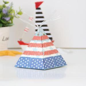 Tùy Chỉnh Làm Kraft Giấy Hộp Trà Cưới Kẹo Kim Tự Tháp Hộp - Product Image 5