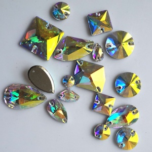 Cristales de Estrás para Coser Yanruo <span class=keywords><strong>AB</strong></span> Color, Cristales de Vidrio para Coser en Ropa - Product Image 1