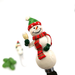 Scatola di colore di imballaggio Di Natale pupazzo di neve 4 pezzi di formaggio coltello coltello per il burro - Product Image 4