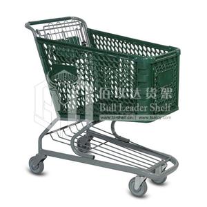 Carrito de Compras de Plástico - Carrito de Supermercado Ligero con Ruedas de Deslizamiento Suave y Construcción Duradera para Tiendas Minoristas - Product Image 3