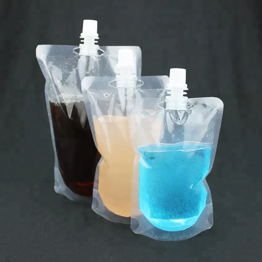 Pochette de boisson avec emballage de bec Sac de boisson Avec emballage en plastique pochette de bec de nourriture pour bébé