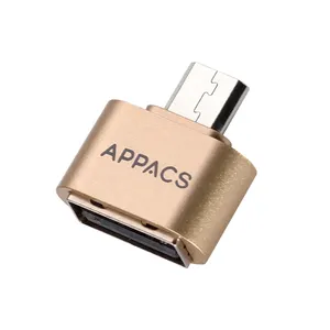 APPACS OTG מתאם עבור האוניברסלי אנדרואיד נייד טלפון סמסונג גלקסי מיקרו USB 2.0 מיני OTG עבור LG HTC Xiaomi עבור huawei