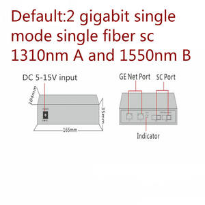 Single/<strong>multi</strong> <strong>Mode</strong> Single/Dual Fibre <strong>Optical</strong> 2+2 Port Gigabit Fiber <strong>Switch</strong> - Product Image 5