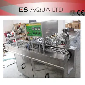 automatic plastic cup filling and sealing machine