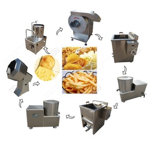 Công Nghiệp Quy Mô Nhỏ Bán Tự Động Pringle Đặt Khoai Tây Hãng Sản Xuất Chip Dây Chuyền Sản Xuất Đông Lạnh Pháp Khoai Tây Chiên Máy Làm Giá - Product Image 4
