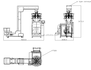 Máy Đóng Gói Cân Tự Động Máy Đóng Gói Tự Động Dạng Đứng Cho Khoai Tây Chiên - Product Image 3
