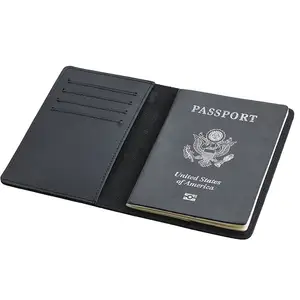 Personalized Custom Passport Cover Case Wallet Travel Rfid Passport Holder 100% Hand Made