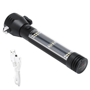<span class=keywords><strong>Linterna</strong></span> de Seguridad Recargable USB Boruit, <span class=keywords><strong>Linterna</strong></span> <span class=keywords><strong>Solar</strong></span> Multifunción con Brújula - Product Image 5
