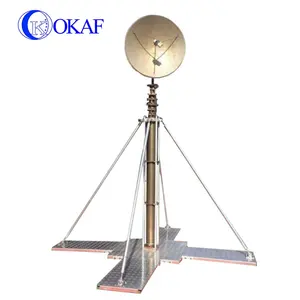 10 m In Alluminio Pneumatico Telescopico Antenna Mast Treppiede Albero Palo di Comunicazione Torre per la Radio Antenna