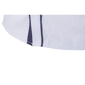 Áo Sơ Mi Vải Poplin Cổ Điển Màu Trắng Dáng Ôm Cổ Điển Giá Rẻ Cổ Bẻ OEM Thiết Kế Mới 2023 - Product Image 6