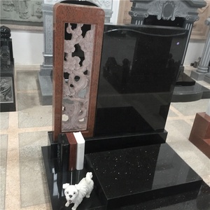 Trung Quốc hiện đại Châu Âu đen và đỏ đá granit tưởng niệm tượng đài & bia mộ & bia mộ - Product Image 4