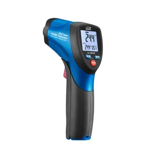 CEM DT-8863B Termometer Inframerah Industri Laser Ganda, Pengukur Suhu 800C 1472F Derajat