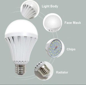 Échantillon gratuit Ampoule LED d'urgence E27 B22 110v <span class=keywords><strong>220v</strong></span> Lampes LED portables Lumière de jardin Lumière rechargeable d'urgence - Product Image 2