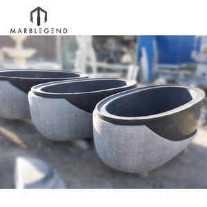 En venta precio barato negro <span class=keywords><strong>natural</strong></span> <span class=keywords><strong>piedra</strong></span> <span class=keywords><strong>de</strong></span> mármol bañera - Product Image 2