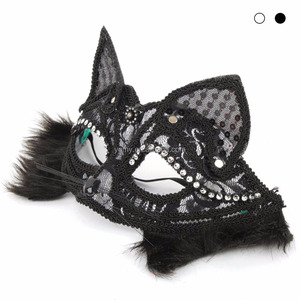 Nero di Colore Bianco Del Merletto <span class=keywords><strong>Maschere</strong></span> di <span class=keywords><strong>Animali</strong></span> - Product Image 6