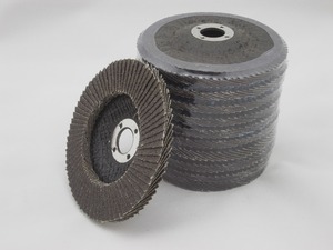 Korea Deerfos 100*6mm Schleif klappens cheibe Zinkoxid <span class=keywords><strong>flexible</strong></span> Scheibe blaue Klappens cheibe Schleif klappen rad - Product Image 6