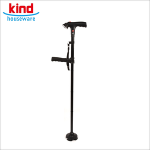 Canne en aluminium à double poignée rechargeable pour la rééducation, légère et avec alarme, bâton de <span class=keywords><strong>marche</strong></span> rétractable - Product Image 2