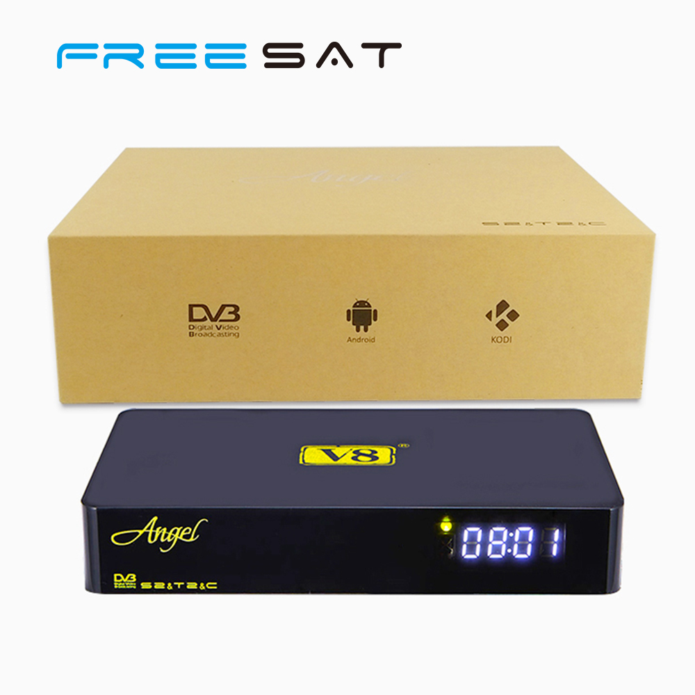 2017 H.265 Amlogic S805 Android Set-top Actualización DVB Cccam PowerVu Llave Biss Receptor de TV digital set top box
