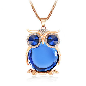 <span class=keywords><strong>Collana</strong></span> di alta qualità alla moda con <span class=keywords><strong>gufo</strong></span> alla moda <span class=keywords><strong>collana</strong></span> di strass in cristallo <span class=keywords><strong>collana</strong></span> da donna - Product Image 6