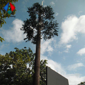 Camuflado telecom árbol de señal de teléfono celular torre de antena