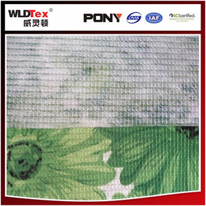 Cosido <span class=keywords><strong>verde</strong></span> flor impresa stitchbond tela no tejida - Product Image 3