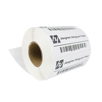 Kertas Label Termal Langsung untuk Printer Dymo/Zebra, Timbangan Sensitif Panas, Label Harga, Perekat Sendiri, Cetak Stiker Kustom dalam Gulungan