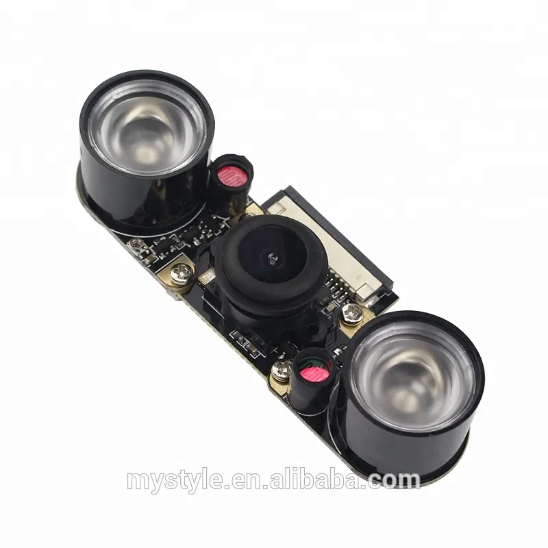 Raspberry Pi 3, caméra de Vision nocturne, grand Angle, Fisheye 5M