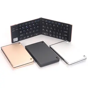 Keyboard Gaming Portabel Universal, Papan Ketik Lampu Mini Dapat Dilipat dengan Baterai 120MAh ZY-173