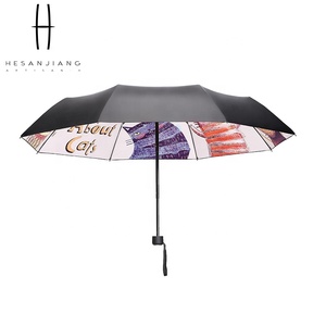 Contrôle manuel de petit de poche modèle d'anti dames UV de <span class=keywords><strong>parapluie</strong></span> de soleil de <span class=keywords><strong>chat</strong></span> type se pliant - Product Image 4