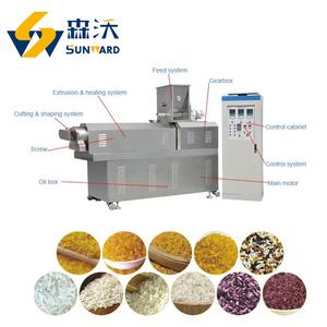 Estrusore a Doppia Vite <span class=keywords><strong>TSE</strong></span> 70 2023, Macchina per la Produzione di Riso Artificiale 100-150 kg, Linee di Lavorazione per Semi e Cereali - Product Image 3