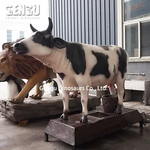 الميكانيكية بالحجم الطبيعي متحرك الأبقار الحلوب