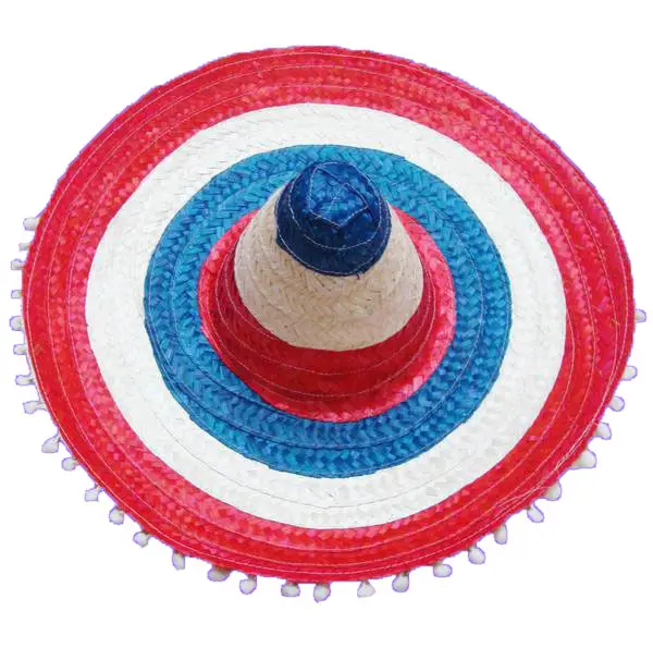 Mini Sombrero de paja mexicana hecho a mano, Sombrero de paja