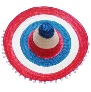 Phong Cách Mới Làm Bằng Tay Mini Mexico Sombrero Mũ Rơm