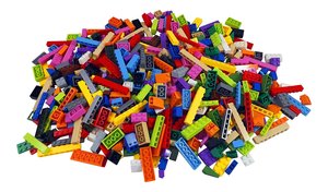 Cubo de Bloques de Construcción - 1000 Piezas de Bloques a Granel con Piezas de <span class=keywords><strong>Techo</strong></span> - Ajuste Perfecto y Compatible con las Principales Marcas - Product Image 3